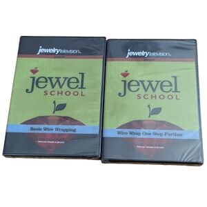 Jewel School Jewelry Making DVD Lot of‎ 2:  Wire #101, #103